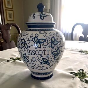 BISCOTTI COOKIE JAR